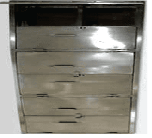 STAINLESS STEEL MOUNTING WALL CABINET