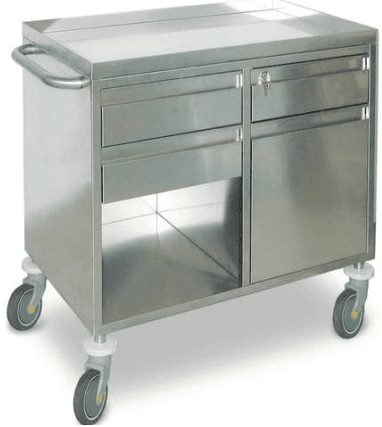 STAINLESS STEEL SPONGE TROLLEY