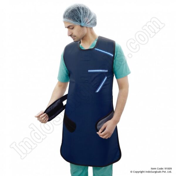 91009 lead apron velcro type